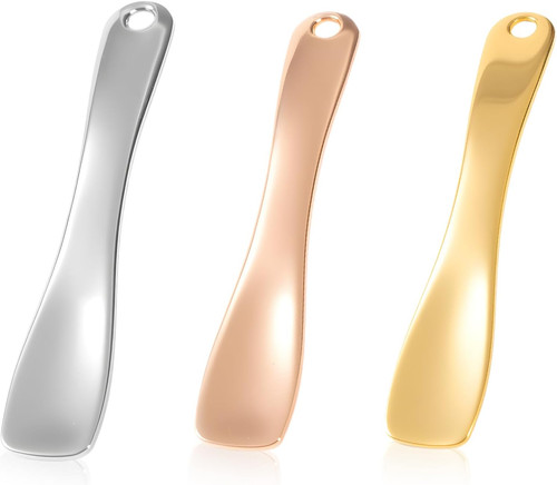 Pcs metal skincare spatula - 3,